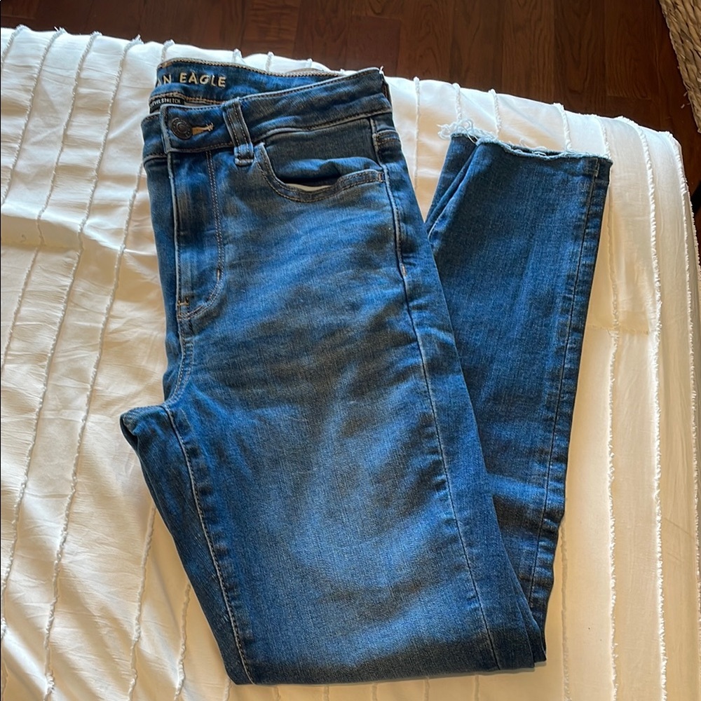 American Eagle Outfitters Blue Skinny Jeans